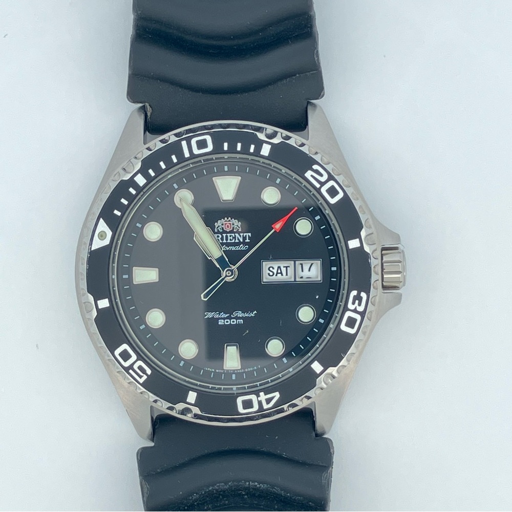 Orient Men's 'Ray II Rubber' Japanese Diving Watch